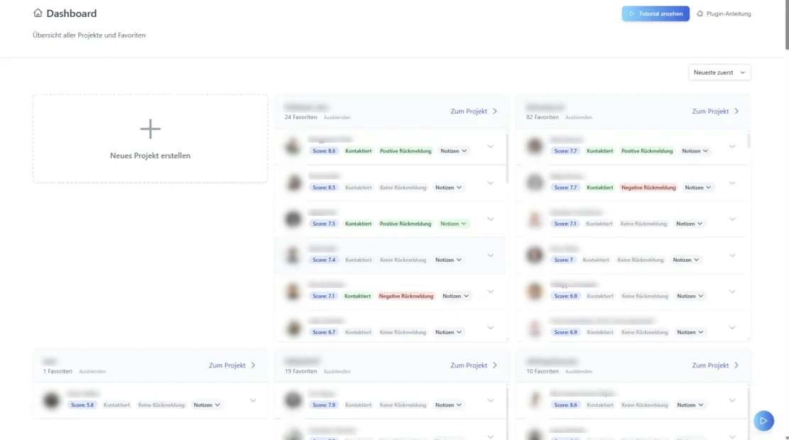 Active Sourcing mit Talentigo – Kandidaten proaktiv auf LinkedIn und XING finden